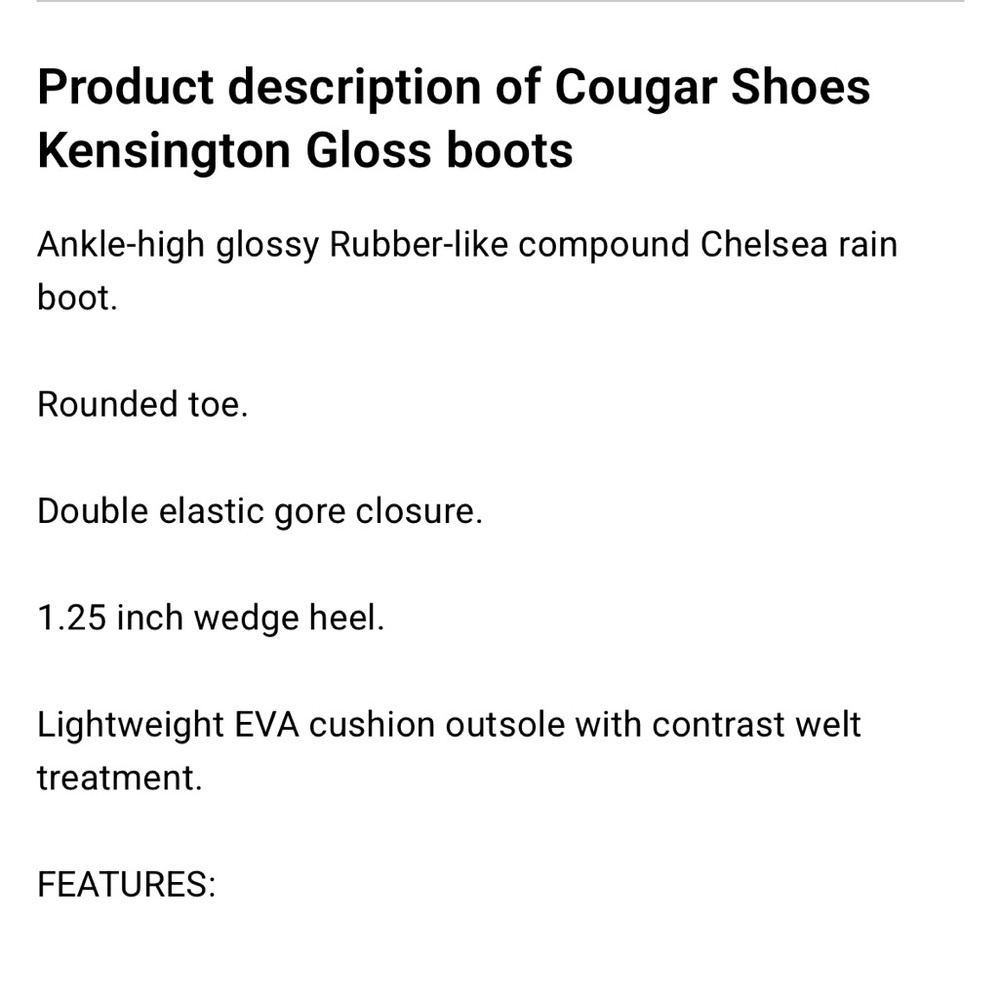 Chelsea Rain Boots gray women’s size 8 - Picture 10 of 10